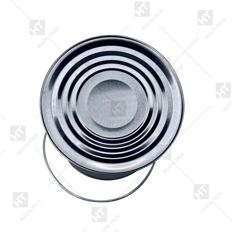 Round Open Lid Tin Cans